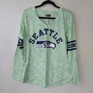 Seattle Seahawks Women's NFL Longsleeve Tee Size Large